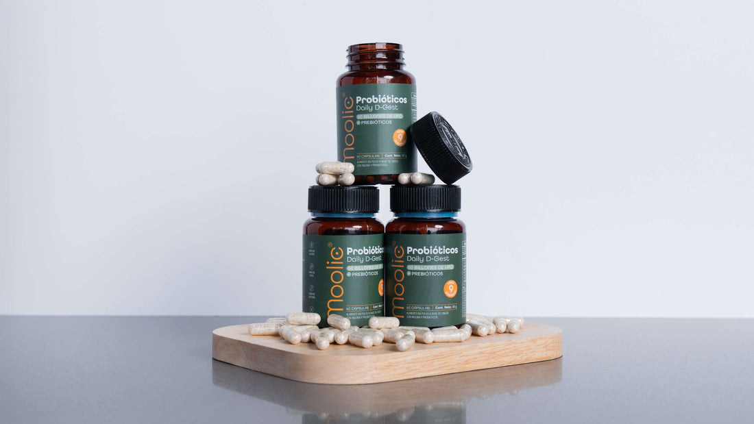 Tarros de probioticos Moolic