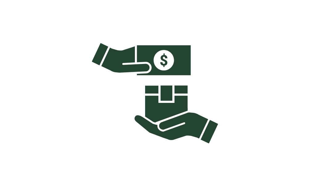 Ícono para pago contra entrega