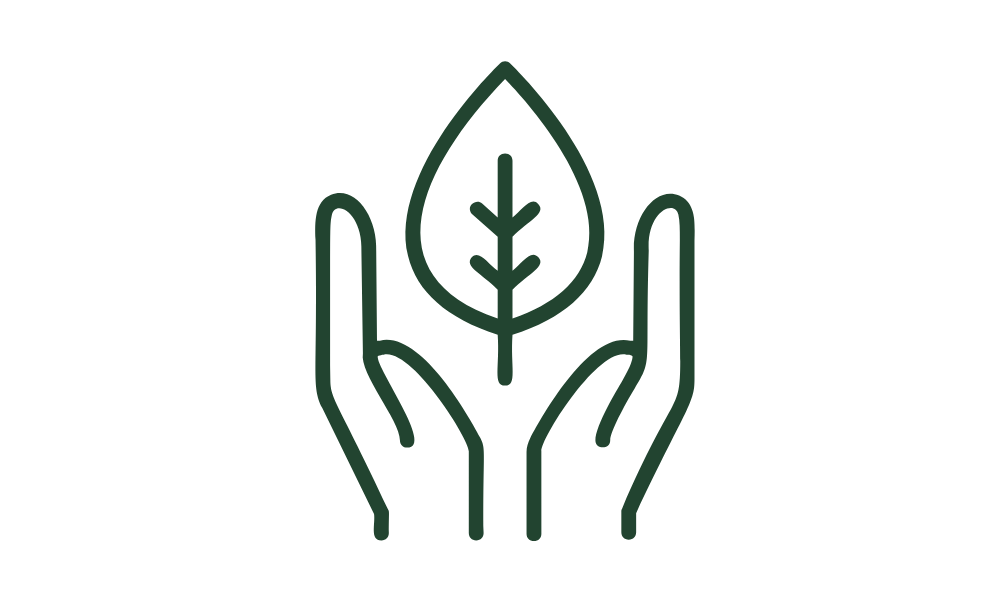 Ícono para valor agregado de ingredientes naturales